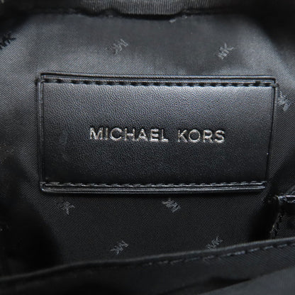 Michael Kors マイケルコース MKシグネチャー ストライプ ショルダーバッグ PVC レディース 中古