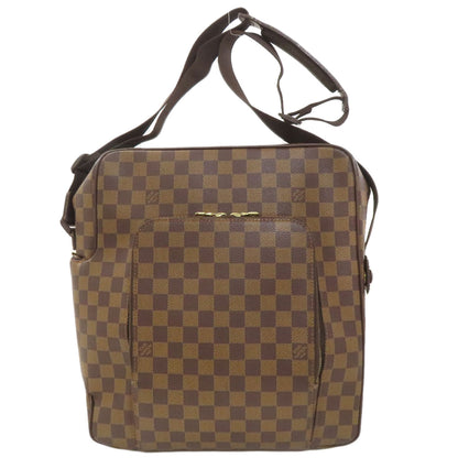 LOUIS VUITTON ルイヴィトン N41440 オラフGM ショルダーバッグ ダミエキャンバス レディース 中古