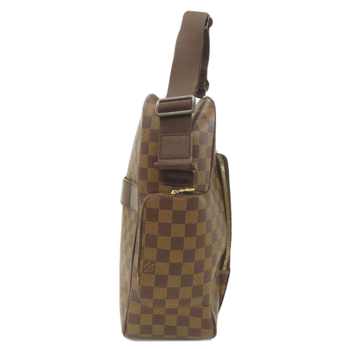 LOUIS VUITTON ルイヴィトン N41440 オラフGM ショルダーバッグ ダミエキャンバス レディース 中古