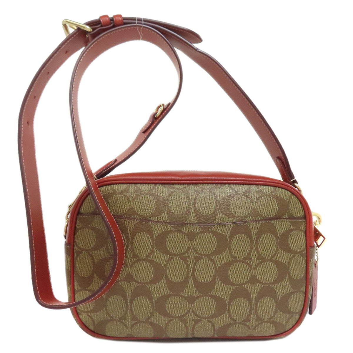 COACH コーチ CF304 スヌーピーコラボ シグネチャー ショルダーバッグ PVC レディース 中古