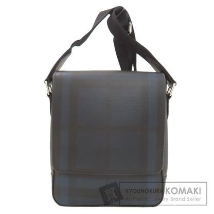 BURBERRY バーバリー チェック柄 ショルダーバッグ PVC レディース 中古