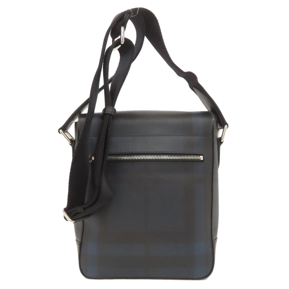 BURBERRY バーバリー チェック柄 ショルダーバッグ PVC レディース 中古
