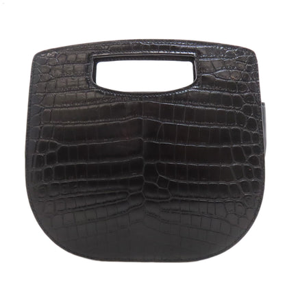 BALLY バリー 型押し ハンドバッグ レザー レディース 中古