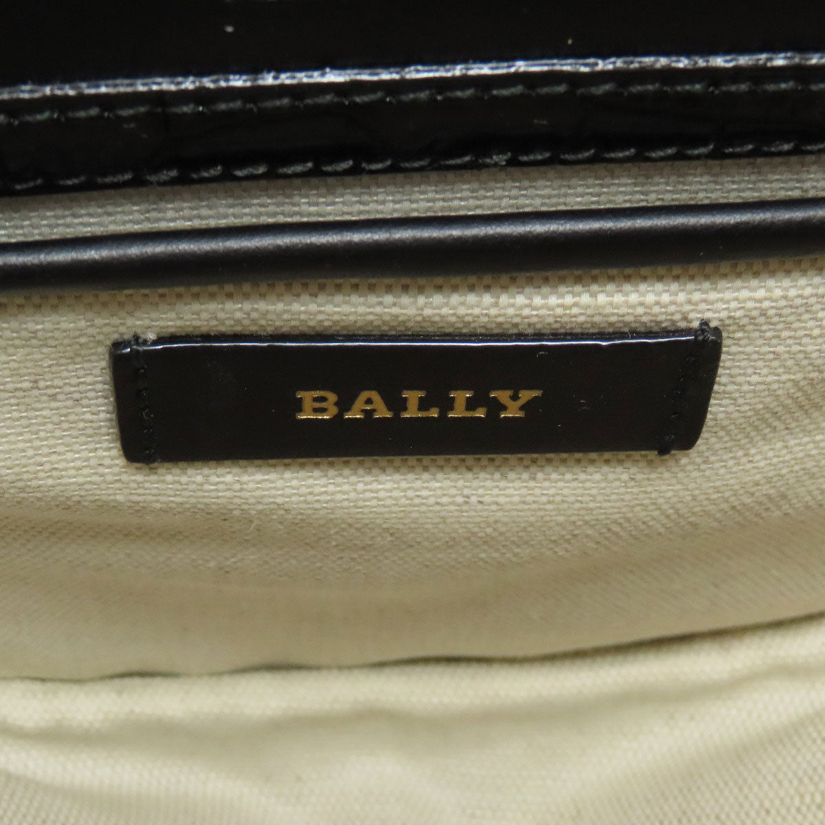 BALLY バリー 型押し ハンドバッグ レザー レディース 中古