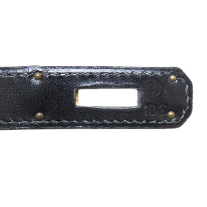 HERMES エルメス ケリー28 内縫い ゴールド金具 ハンドバッグ ボックスカーフ レディース 中古