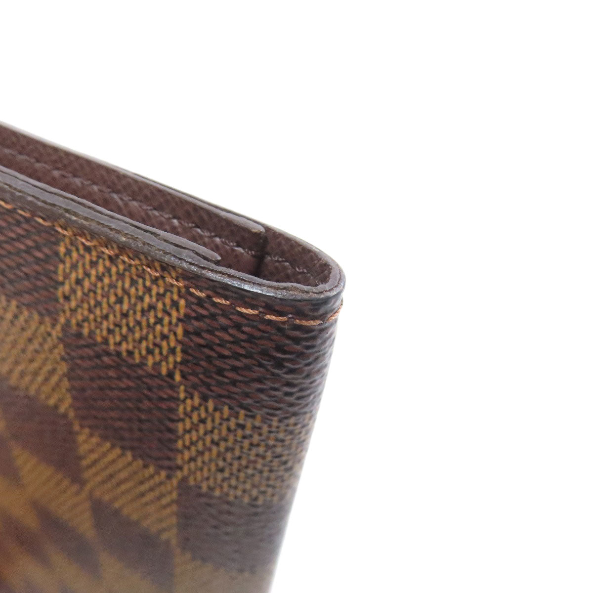 LOUIS VUITTON ルイヴィトン N61823 ポルト・バルール・カルト・クレディ 二つ折り財布（小銭入れなし） ダミエキャンバス レディース 中古