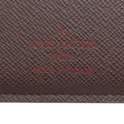 LOUIS VUITTON ルイヴィトン N61823 ポルト・バルール・カルト・クレディ 二つ折り財布（小銭入れなし） ダミエキャンバス レディース 中古