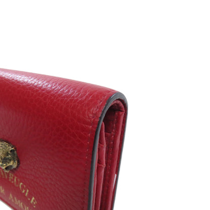 GUCCI グッチ 453169 アニマリエ 二つ折り財布（小銭入れあり） カーフ レディース 中古