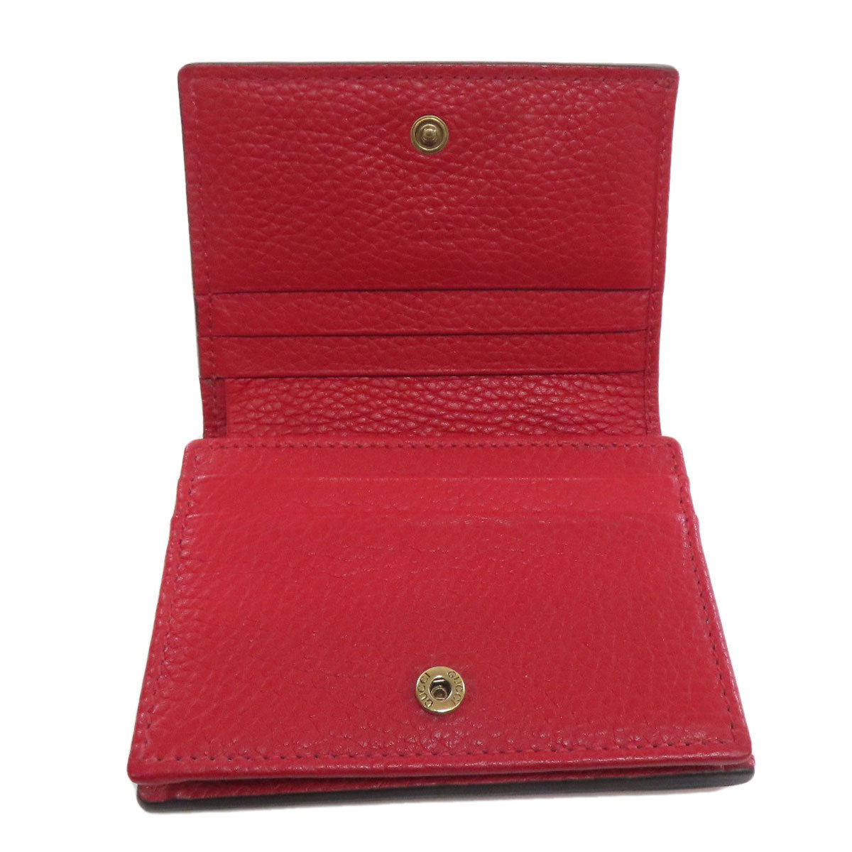 GUCCI グッチ 453169 アニマリエ 二つ折り財布（小銭入れあり） カーフ レディース 中古