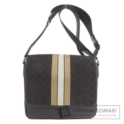 COACH コーチ C6583 トンプソン シグネチャー ショルダーバッグ キャンバス レディース 中古