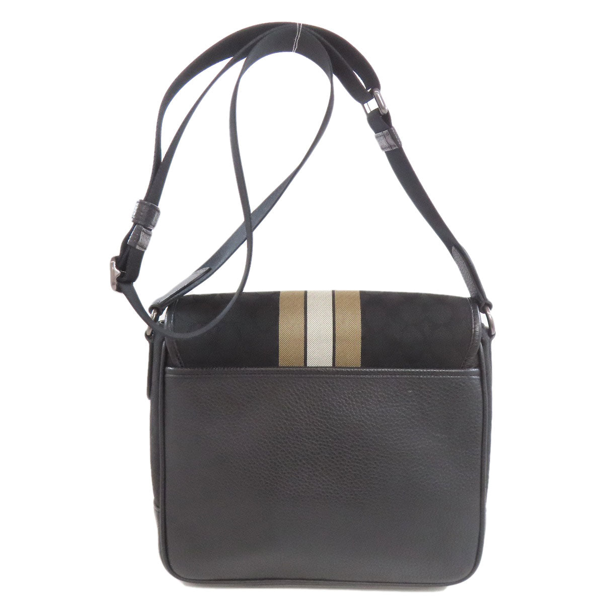 COACH コーチ C6583 トンプソン シグネチャー ショルダーバッグ キャンバス レディース 中古