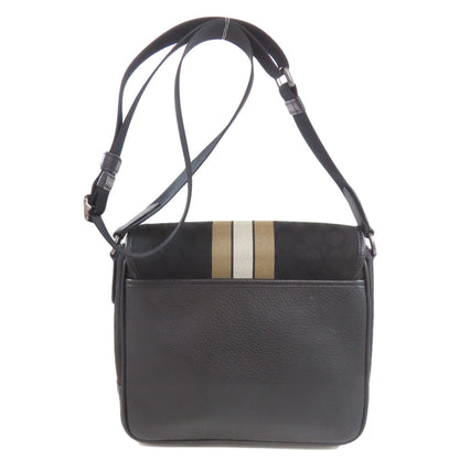 COACH コーチ C6583 トンプソン シグネチャー ショルダーバッグ キャンバス レディース 中古