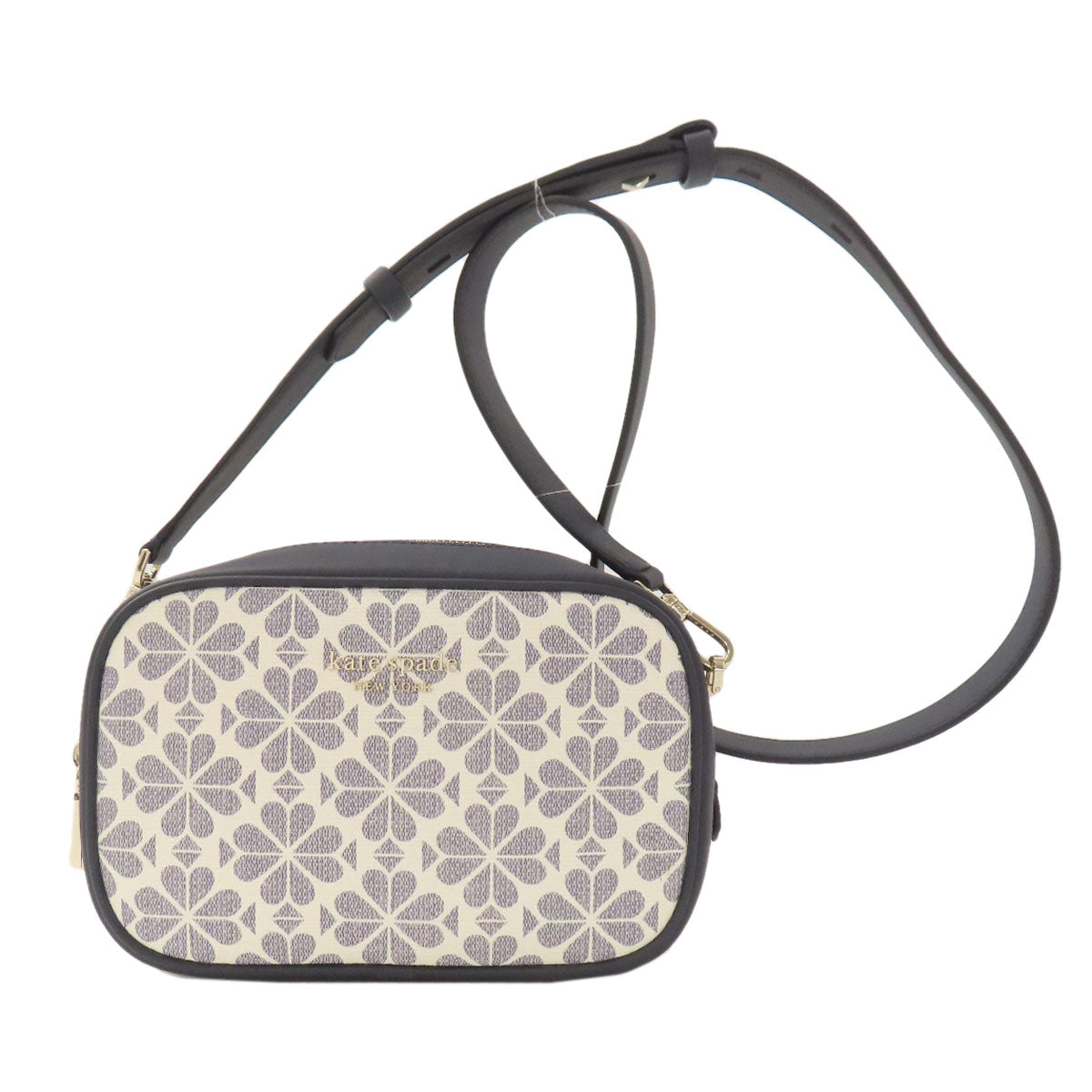 kate spade ケイトスペード フラワーモチーフ ショルダーバッグ PVC レディース 中古
