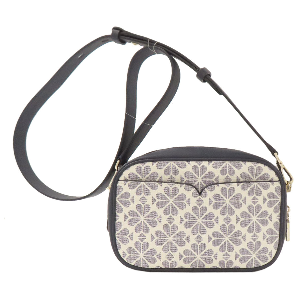 kate spade ケイトスペード フラワーモチーフ ショルダーバッグ PVC レディース 中古