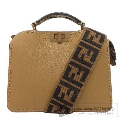 FENDI フェンディ ピーカブー セレリア 2WAY ハンドバッグ カーフ レディース 中古