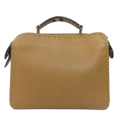 FENDI フェンディ ピーカブー セレリア 2WAY ハンドバッグ カーフ レディース 中古