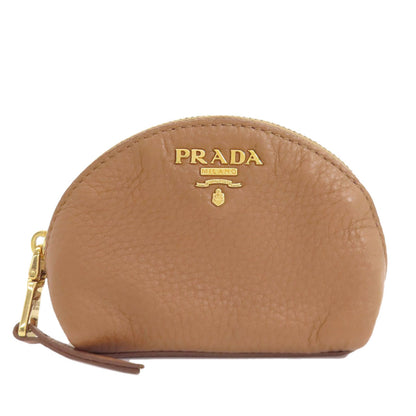PRADA プラダ ロゴ アクセサリーポーチ レザー レディース 中古