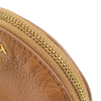 PRADA プラダ ロゴ アクセサリーポーチ レザー レディース 中古