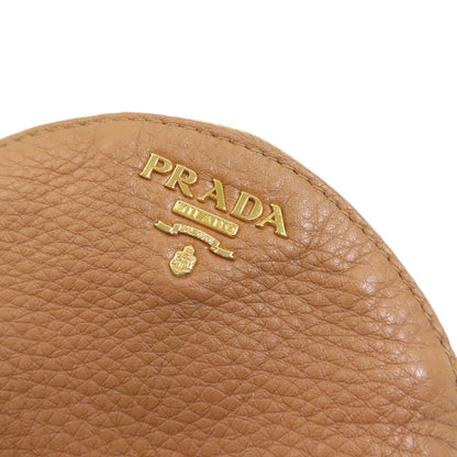 PRADA プラダ ロゴ アクセサリーポーチ レザー レディース 中古