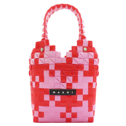 MARNI マルニ キッズ バスケットバッグ ダイヤモンド ハンドバッグ ポリプロピレン レディース 中古