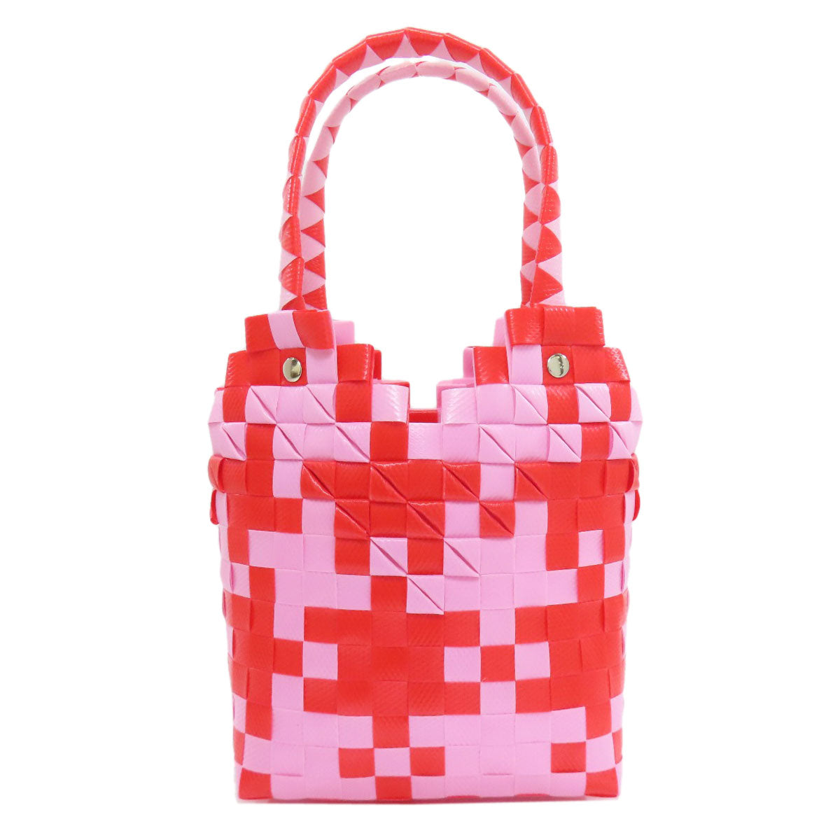 MARNI マルニ キッズ バスケットバッグ ダイヤモンド ハンドバッグ ポリプロピレン レディース 中古