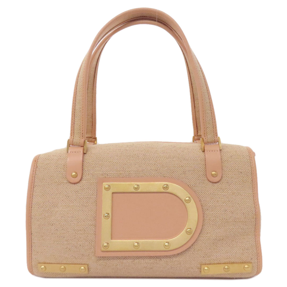 DELVAUX デルヴォー  le astrid MM ハンドバッグ キャンバス レディース 中古