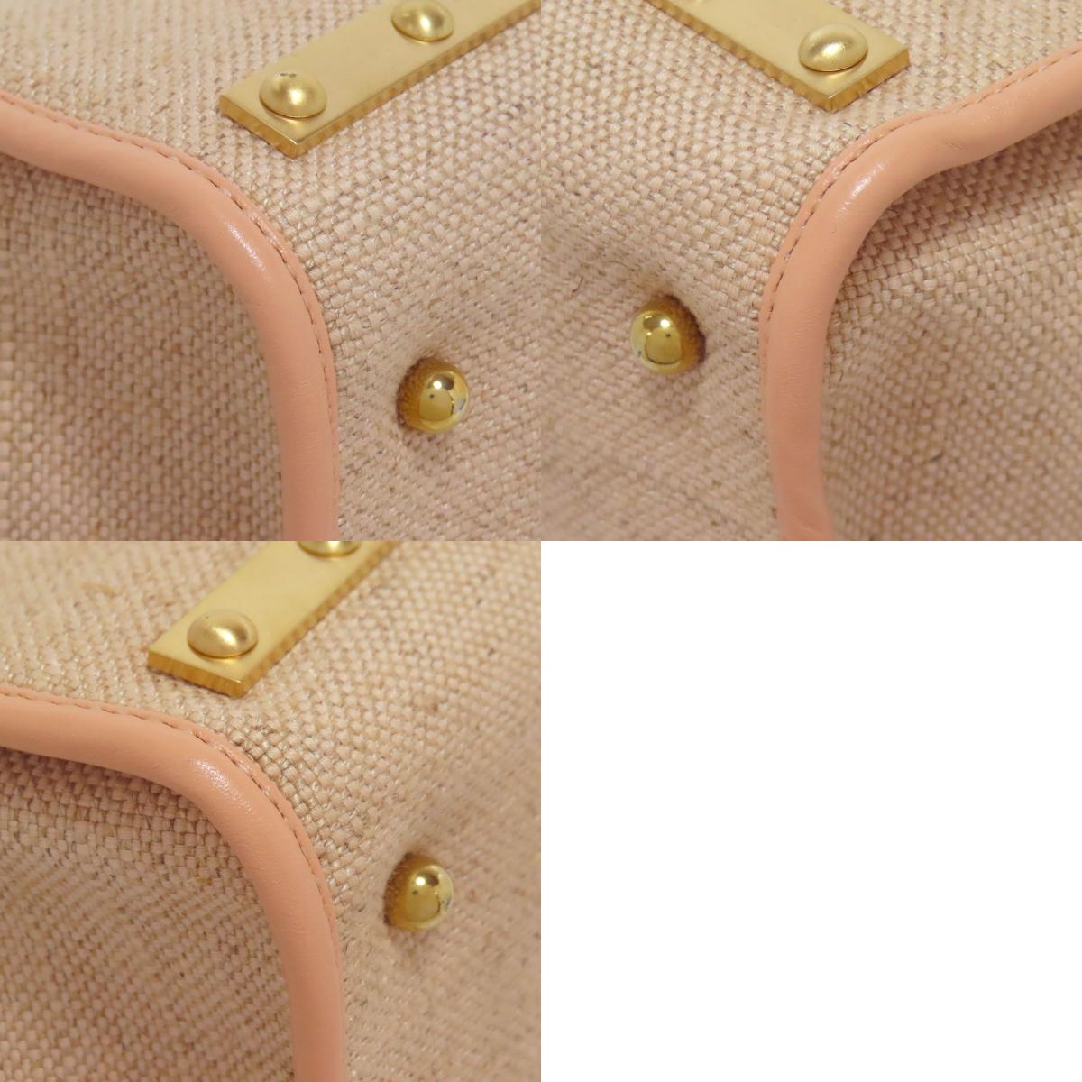 DELVAUX デルヴォー  le astrid MM ハンドバッグ キャンバス レディース 中古