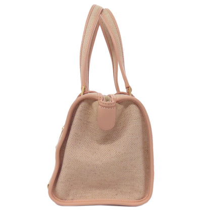 DELVAUX デルヴォー  le astrid MM ハンドバッグ キャンバス レディース 中古