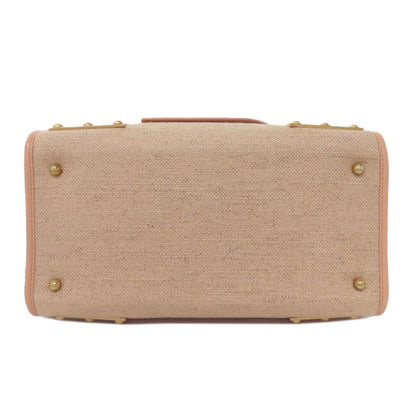 DELVAUX デルヴォー  le astrid MM ハンドバッグ キャンバス レディース 中古