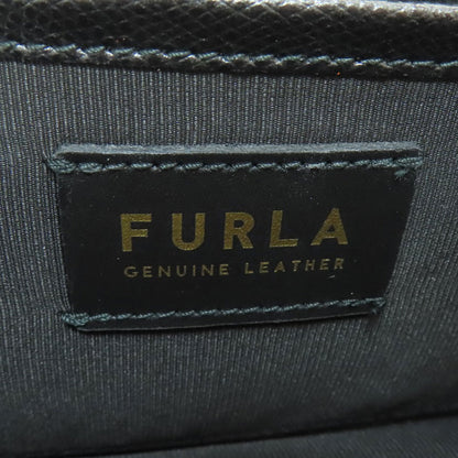 Furla フルラ アーチロゴ ショルダーバッグ レザー レディース 中古