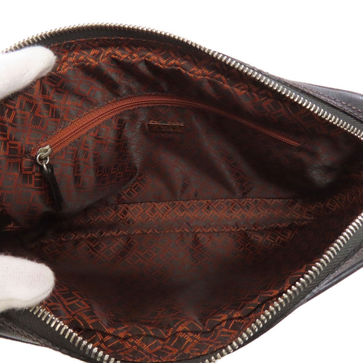 Dunhill ダンヒル ロゴ セカンドバッグ ナイロン レディース 中古