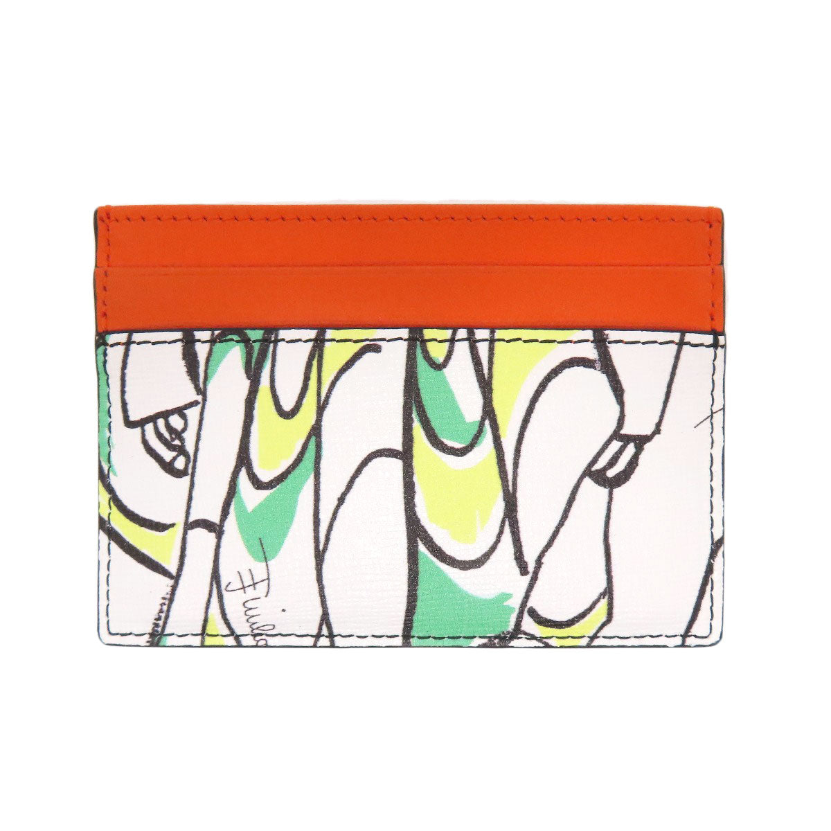 Emilio Pucci エミリオ・プッチ プッチ カードケース レザー レディース 中古
