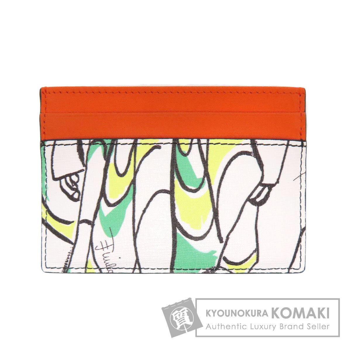 Emilio Pucci エミリオ・プッチ プッチ カードケース レザー レディース 中古