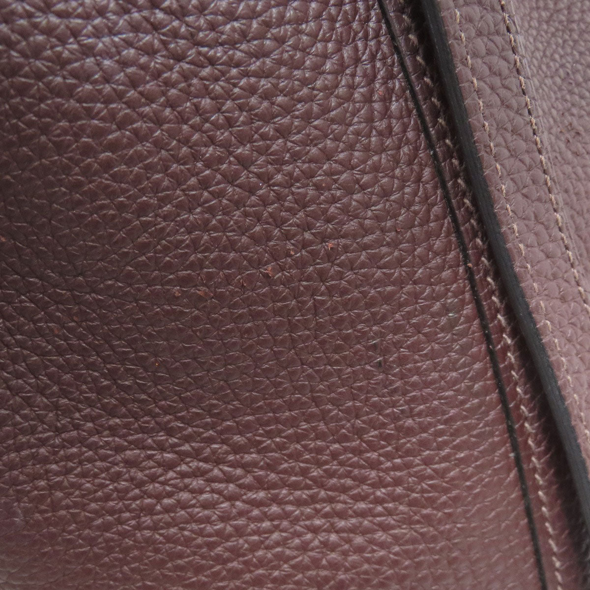 HERMES エルメス ピコタンロックPM ルージュセリエ ゴールド金具 ハンドバッグ トリヨン レディース 中古