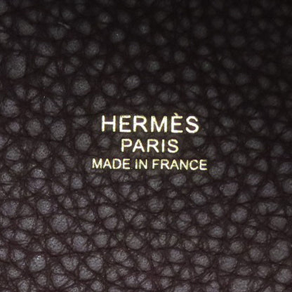 HERMES エルメス ピコタンロックPM ルージュセリエ ゴールド金具 ハンドバッグ トリヨン レディース 中古