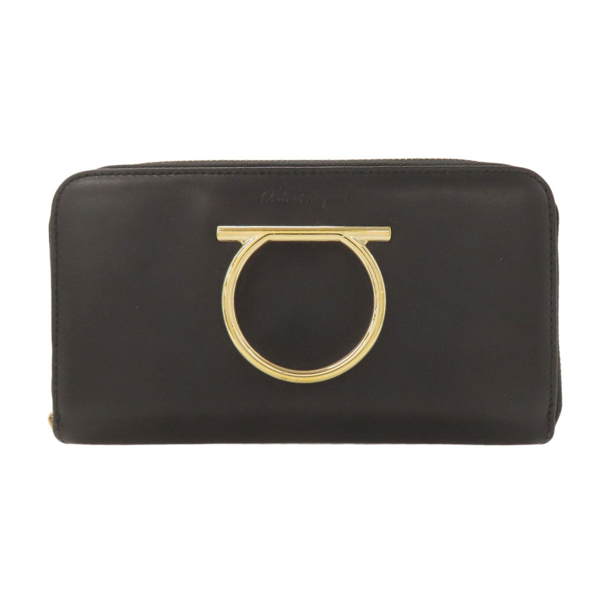 Salvatore Ferragamo サルヴァトーレフェラガモ ガンチーニ金具 長財布（小銭入れあり） レザー レディース 中古