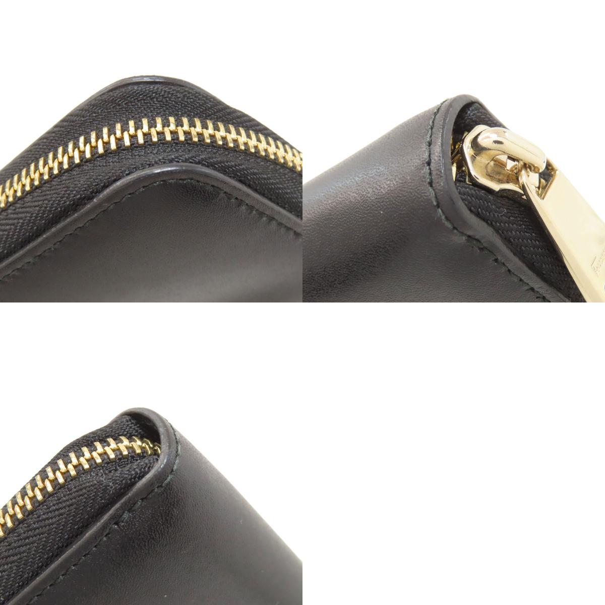 Salvatore Ferragamo サルヴァトーレフェラガモ ガンチーニ金具 長財布（小銭入れあり） レザー レディース 中古
