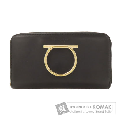 Salvatore Ferragamo サルヴァトーレフェラガモ ガンチーニ金具 長財布（小銭入れあり） レザー レディース 中古