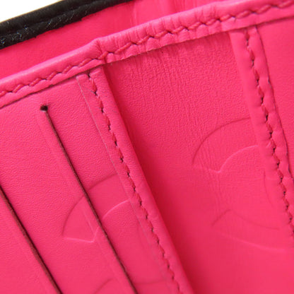 CHANEL シャネル カンボンライン シルバー金具 二つ折り財布（小銭入れあり） カーフ レディース 中古