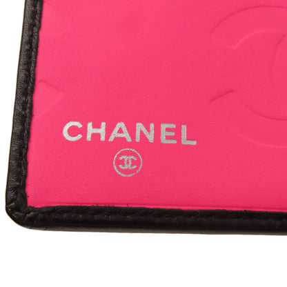 CHANEL シャネル カンボンライン シルバー金具 二つ折り財布（小銭入れあり） カーフ レディース 中古