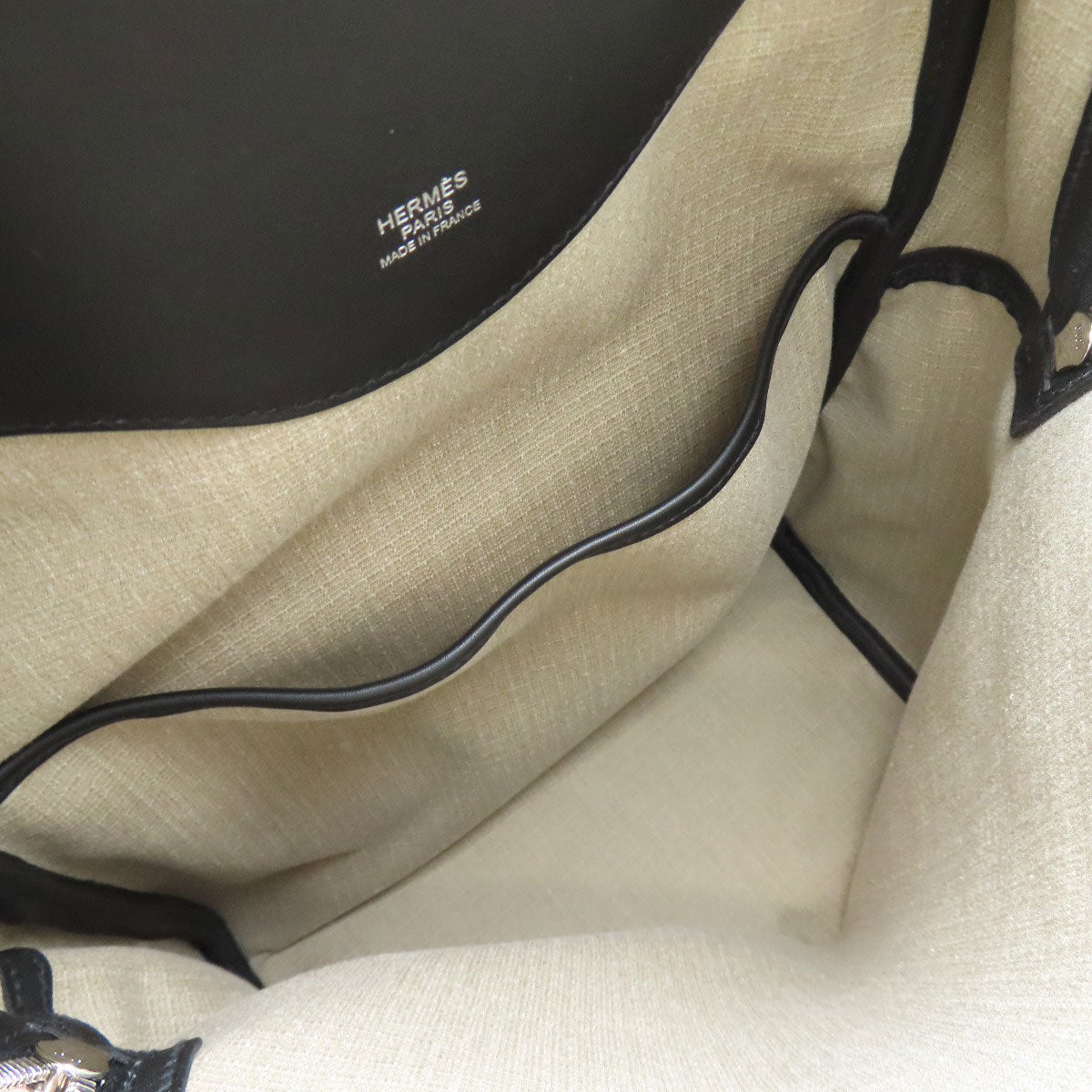 HERMES エルメス オールバック シルバー金具 リュック・デイパック キャンバス レディース 中古