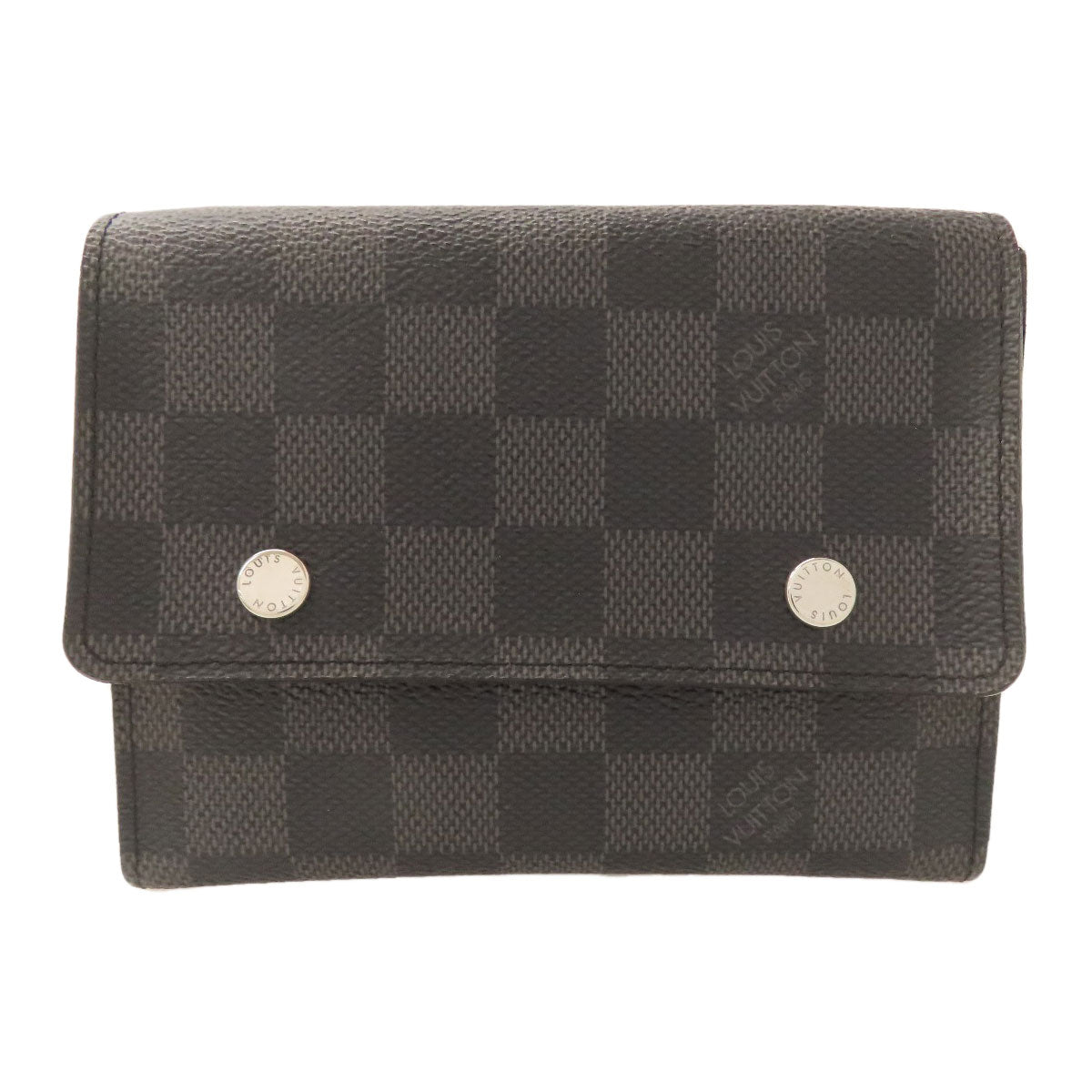 LOUIS VUITTON ルイヴィトン N63083 ポルトフォイユ・コンパクト・モデュラブル 二つ折り財布（小銭入れあり） ダミエキャンバス メンズ 中古