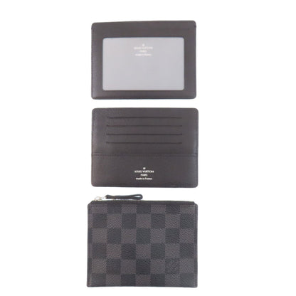 LOUIS VUITTON ルイヴィトン N63083 ポルトフォイユ・コンパクト・モデュラブル 二つ折り財布（小銭入れあり） ダミエキャンバス メンズ 中古