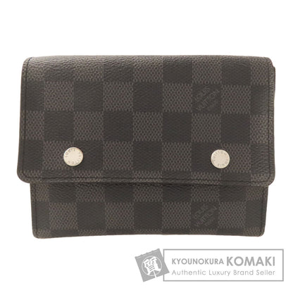 LOUIS VUITTON ルイヴィトン N63083 ポルトフォイユ・コンパクト・モデュラブル 二つ折り財布（小銭入れあり） ダミエキャンバス メンズ 中古