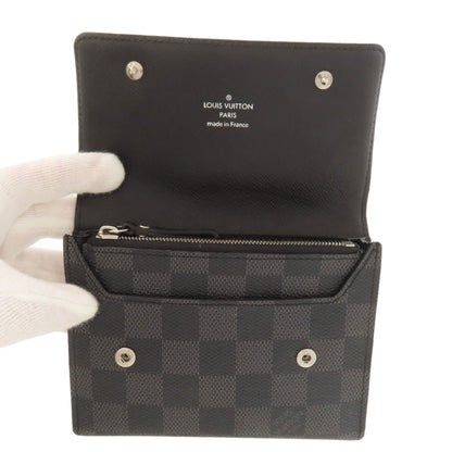 LOUIS VUITTON ルイヴィトン N63083 ポルトフォイユ・コンパクト・モデュラブル 二つ折り財布（小銭入れあり） ダミエキャンバス メンズ 中古