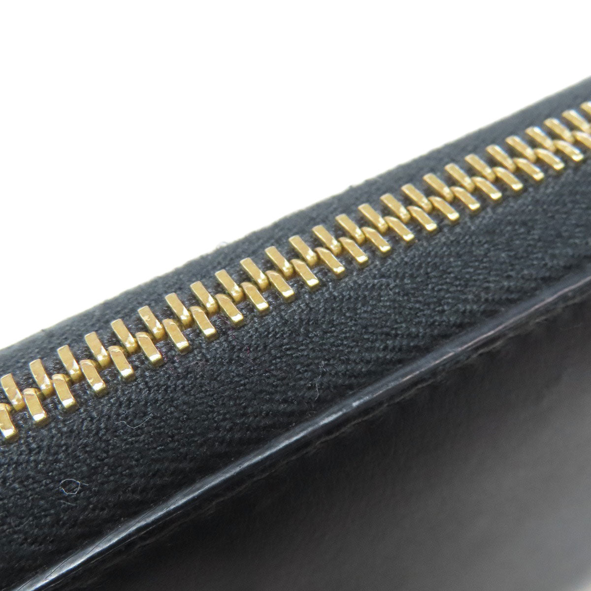 GUCCI グッチ 453158 二ムフェア ラウンドファスナー バンブー 長財布（小銭入れあり） カーフ レディース 中古