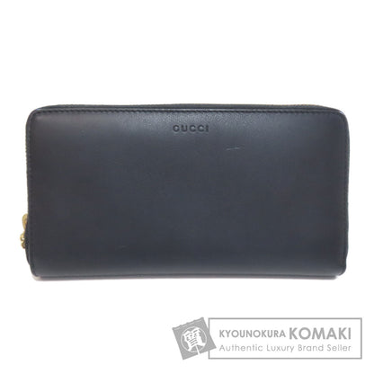 GUCCI グッチ 453158 二ムフェア ラウンドファスナー バンブー 長財布（小銭入れあり） カーフ レディース 中古