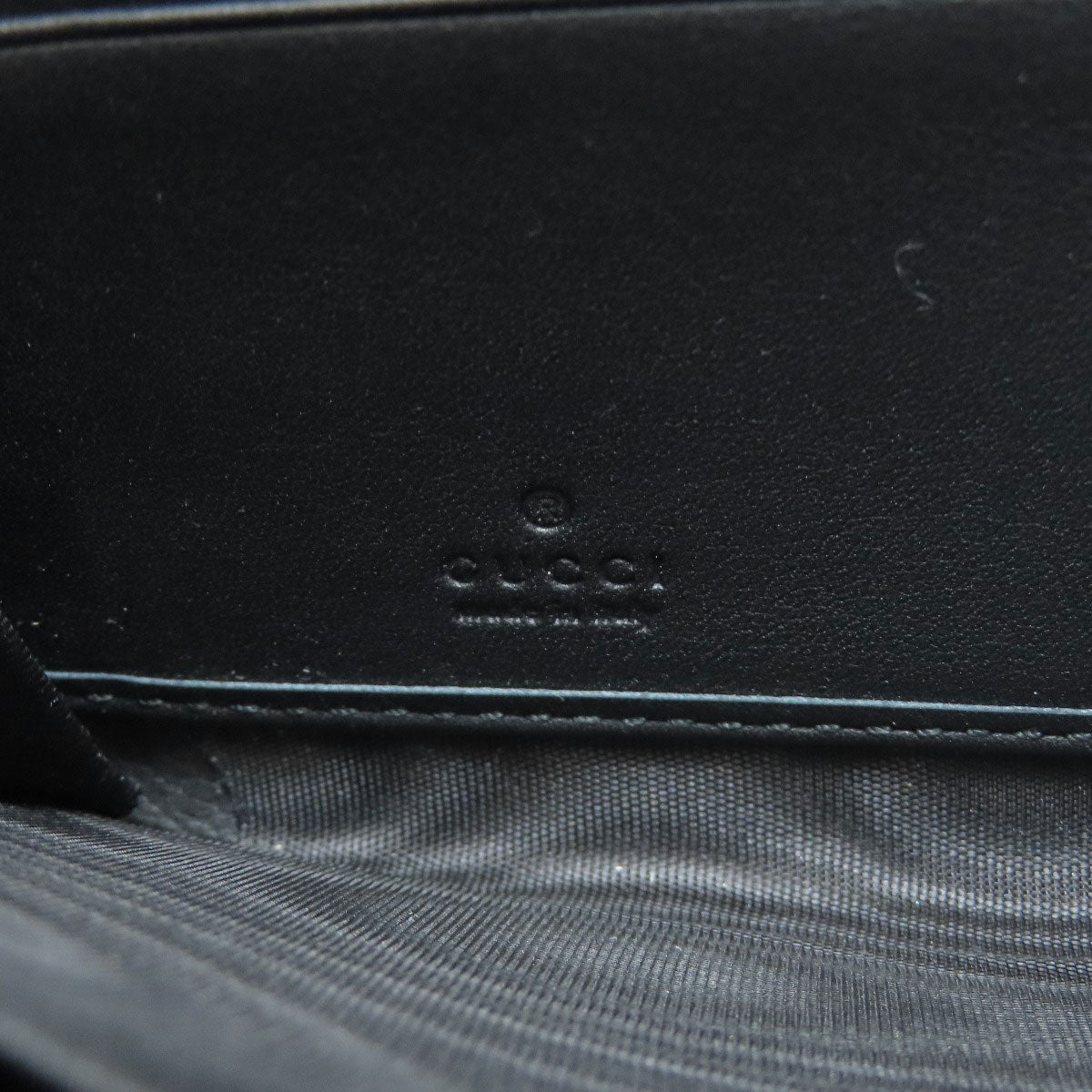 GUCCI グッチ 453158 二ムフェア ラウンドファスナー バンブー 長財布（小銭入れあり） カーフ レディース 中古