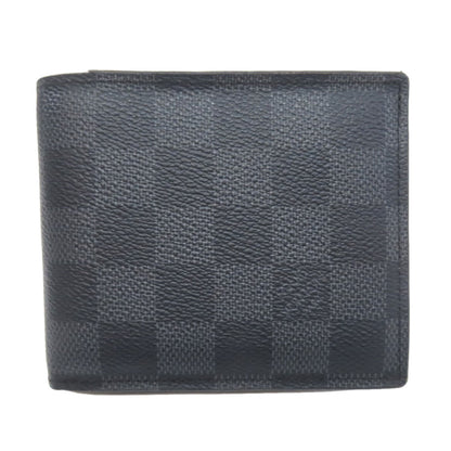 LOUIS VUITTON ルイヴィトン N60053 ポルトフォイユ・アメリゴ NM 二つ折り財布（小銭入れあり） ダミエキャンバス メンズ 中古