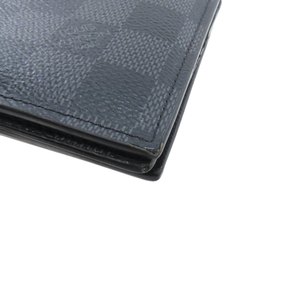 LOUIS VUITTON ルイヴィトン N60053 ポルトフォイユ・アメリゴ NM 二つ折り財布（小銭入れあり） ダミエキャンバス メンズ 中古